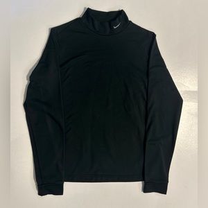 Size L - Women’s Nike Fit-Dry Black Thermal Long Sleeve Fleece Shirt 254805-010